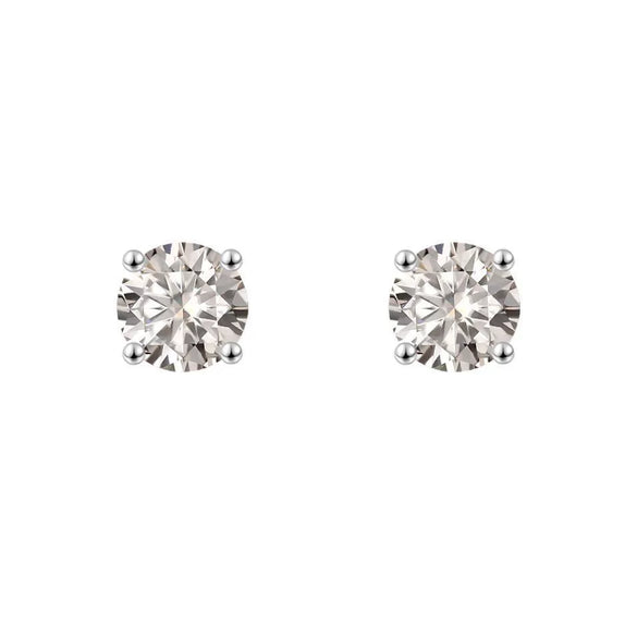 Wholesale Women's Simple Modern Geometric 925 Sterling Silver Diamond Zircon Moissanite Earrings
