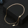 Wholesale Women's Simple S925 Sterling Silver Anklet With 4A Zircon Inlay And Adjustable Cross Chain