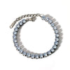 Wholesale Women's Simple Stainless Steel Bracelet With Inlaid Zircon And Geometric Design Vacuum Real Gold Electroplated In Pvd Furnace