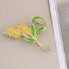 Wholesale Women's Simple Tulip Alloy Hair Clips With Electroplating Treatment