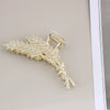 Wholesale Women's Simple Tulip Alloy Hair Clips With Electroplating Treatment