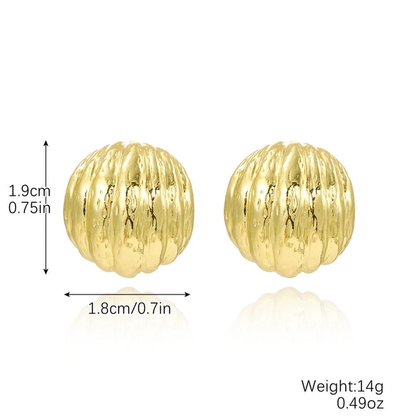 Wholesale Women's Simple Zinc Alloy Water Drop Shape Geometric Electroplated Earrings