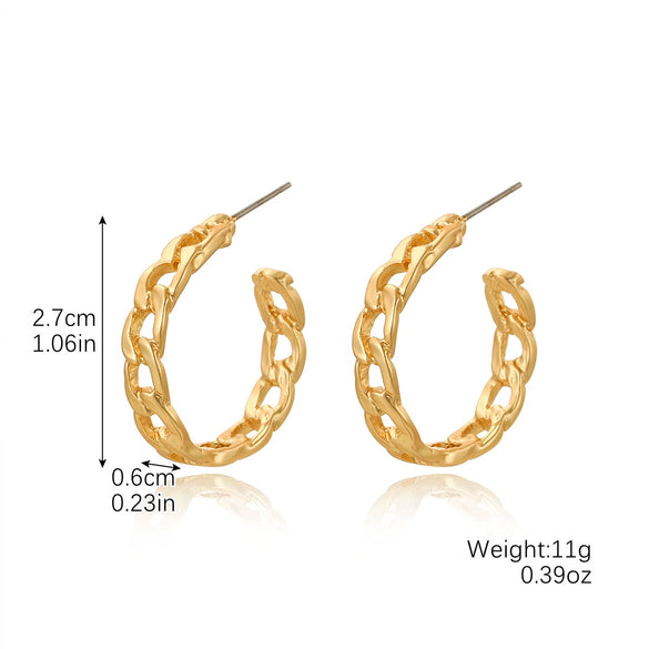 Wholesale Women's Simple Zinc Alloy Water Drop Shape Geometric Electroplated Earrings