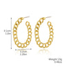 Wholesale Women's Simple Zinc Alloy Water Drop Shape Geometric Electroplated Earrings