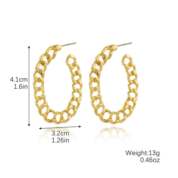 Wholesale Women's Simple Zinc Alloy Water Drop Shape Geometric Electroplated Earrings