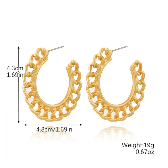 Wholesale Women's Simple Zinc Alloy Water Drop Shape Geometric Electroplated Earrings