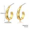 Wholesale Women's Simple Zinc Alloy Water Drop Shape Geometric Electroplated Earrings