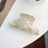 Wholesale Women's Small Fresh Style Handmade Pvc Broken Flower Hair Shark Clip