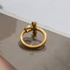 Wholesale Women's Snake Cross Geometric Ring Stainless Steel Electroplated Jewelry