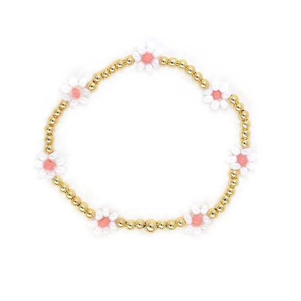 Wholesale Women's Soft Clay Geometric Beaded Bracelet Hand Knitted Retro Versatile Style