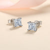 Wholesale Women's Specialshaped S925 Silver Geometric Moissanite Simulated Diamond Earrings With Electroplating