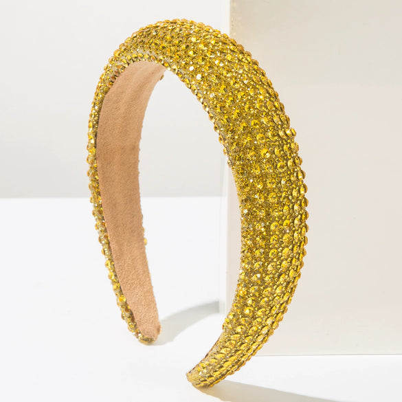 Wholesale Women's Sponge Headband Set With Diamonds Geometric Simple Style