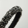 Wholesale Women's Sponge Rhinestone Geometric Headband With Diamond Design New Baroque Heavy Industry Style