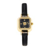 Wholesale Women's Square Alloy Case Imitation Leather Strap Quartz Watch With Fashion Belt Flower Design