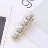 Wholesale Women's Square Duckbill Clip Hair Accessories Zinc Alloy Handmade With Lace And Turquoise Elements