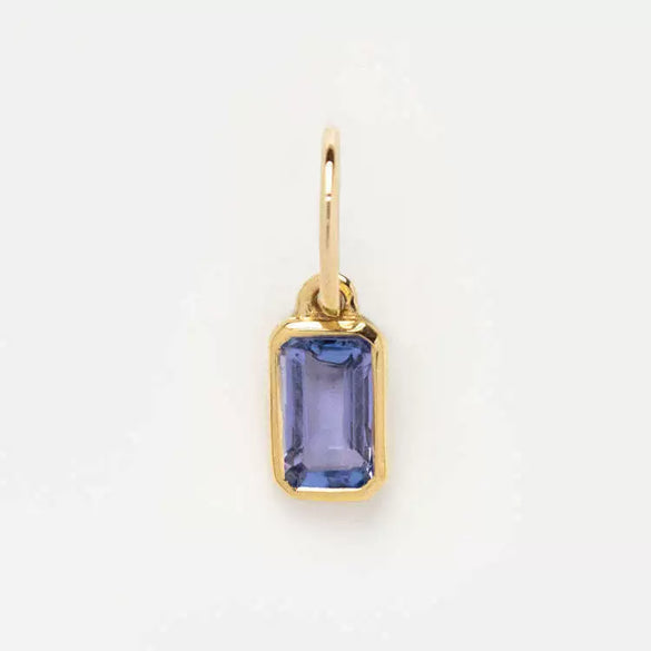 Wholesale Women's Square Geometric Copper 12 Birthstone Pendant Bracelet Accessories Set With Diamonds