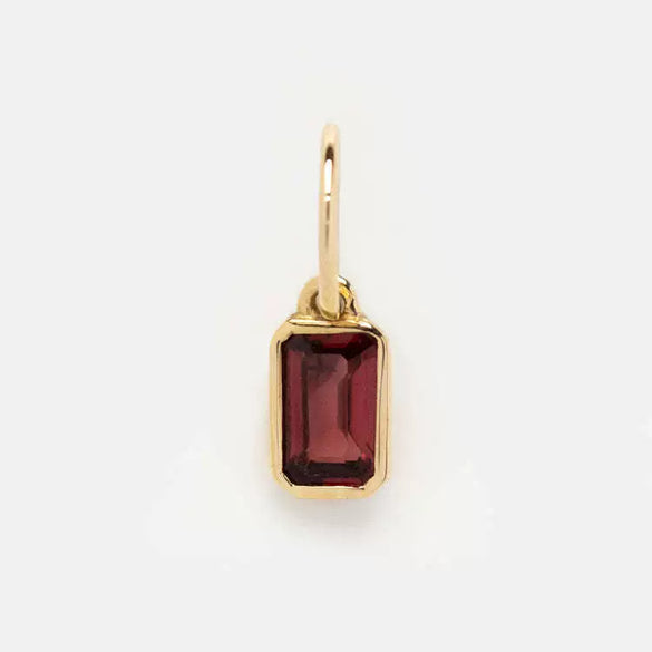 Wholesale Women's Square Geometric Copper 12 Birthstone Pendant Bracelet Accessories Set With Diamonds