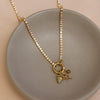 Wholesale Women's Square Geometric Copper 12 Birthstone Pendant Bracelet Accessories Set With Diamonds