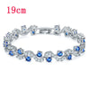 Wholesale Women's Sshaped White Gold Bracelet With Diamond Zircon And Austrian Rhinestone Geometric Pattern Electroplated