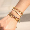 Wholesale Women's Stackable Geometric Butterfly Stainless Steel Electroplated Pig Nose Buckle Bracelet Jewelry