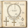 Wholesale Women's Stacking Style Geometric Pearl Alloy Electroplated Doublelayered Clavicle Necklace