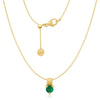 Wholesale Women's Stacking Style Zodiac Zircon Stainless Steel Pendant Necklace Electroplated 18K Gold Color Retention