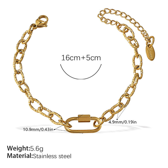 Wholesale Women's 316L Stainless Steel And Alloy Bracelets And Necklaces With Geometric And Small Animal Patterns Electroplated