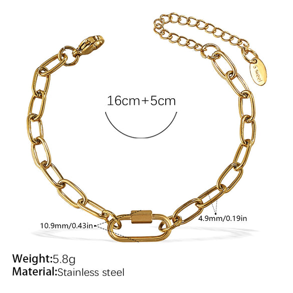 Wholesale Women's 316L Stainless Steel And Alloy Bracelets And Necklaces With Geometric And Small Animal Patterns Electroplated