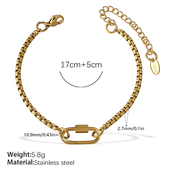 Wholesale Women's 316L Stainless Steel And Alloy Bracelets And Necklaces With Geometric And Small Animal Patterns Electroplated