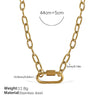 Wholesale Women's 316L Stainless Steel And Alloy Bracelets And Necklaces With Geometric And Small Animal Patterns Electroplated