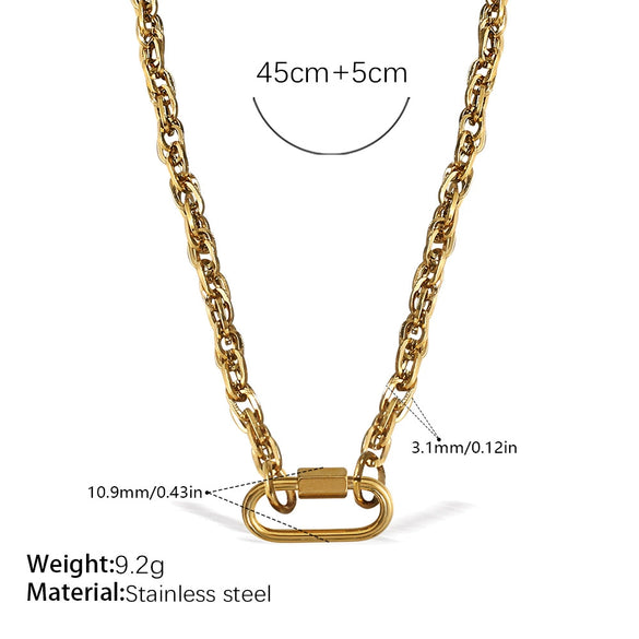 Wholesale Women's 316L Stainless Steel And Alloy Bracelets And Necklaces With Geometric And Small Animal Patterns Electroplated
