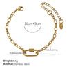 Wholesale Women's 316L Stainless Steel And Alloy Bracelets And Necklaces With Geometric And Small Animal Patterns Electroplated