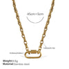 Wholesale Women's 316L Stainless Steel And Alloy Bracelets And Necklaces With Geometric And Small Animal Patterns Electroplated