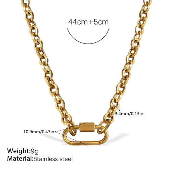 Wholesale Women's 316L Stainless Steel And Alloy Bracelets And Necklaces With Geometric And Small Animal Patterns Electroplated