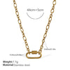 Wholesale Women's 316L Stainless Steel And Alloy Bracelets And Necklaces With Geometric And Small Animal Patterns Electroplated