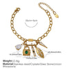 Wholesale Women's 316L Stainless Steel And Alloy Bracelets And Necklaces With Geometric And Small Animal Patterns Electroplated