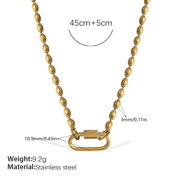 Wholesale Women's 316L Stainless Steel And Alloy Bracelets And Necklaces With Geometric And Small Animal Patterns Electroplated