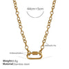 Wholesale Women's 316L Stainless Steel And Alloy Bracelets And Necklaces With Geometric And Small Animal Patterns Electroplated