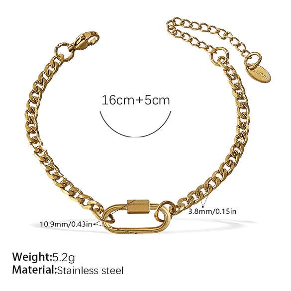 Wholesale Women's 316L Stainless Steel And Alloy Bracelets And Necklaces With Geometric And Small Animal Patterns Electroplated
