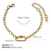 Wholesale Women's 316L Stainless Steel And Alloy Bracelets And Necklaces With Geometric And Small Animal Patterns Electroplated