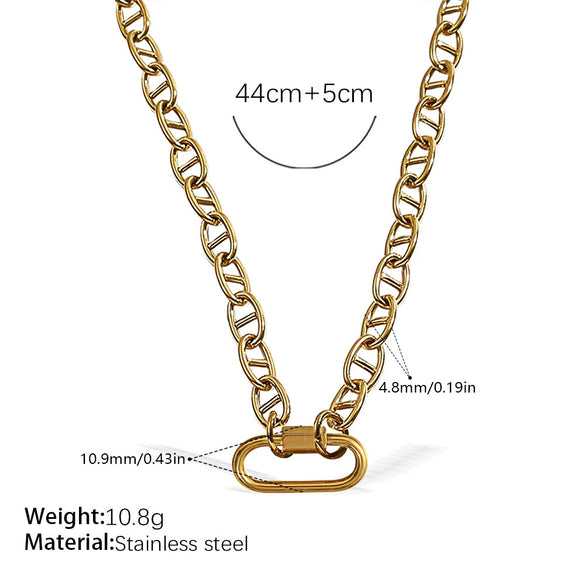 Wholesale Women's 316L Stainless Steel And Alloy Bracelets And Necklaces With Geometric And Small Animal Patterns Electroplated