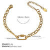 Wholesale Women's 316L Stainless Steel And Alloy Bracelets And Necklaces With Geometric And Small Animal Patterns Electroplated