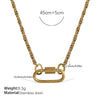 Wholesale Women's 316L Stainless Steel And Alloy Bracelets And Necklaces With Geometric And Small Animal Patterns Electroplated