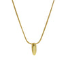 Wholesale Women's Stainless Steel And Copper Snake Chain Necklace With English Letters Pendant And Electroplating Process