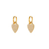 Wholesale Women's Stainless Steel And 18K Electroplated Geometric Style Earrings
