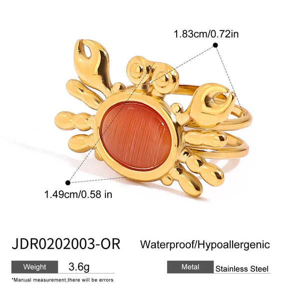 Wholesale Women's Stainless Steel And Titanium Steel Animal Geometric Pendant Clip Bead Ball Chain Necklace With Electroplating