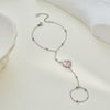 Wholesale Women's Stainless Steel And Titanium Steel Electroplated Heart Water Drop Bell Pattern Clavicle Chain Bracelet And Necklace Jewelry