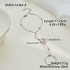 Wholesale Women's Stainless Steel And Titanium Steel Electroplated Heart Water Drop Bell Pattern Clavicle Chain Bracelet And Necklace Jewelry