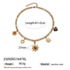 Wholesale Women's Stainless Steel And Titanium Steel Electroplated Jewelry Set Ins Style Minimalist Sweater Chain Accessories