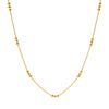 Wholesale Women's Stainless Steel And Titanium Steel Geometric Bead Chain Necklace With Electroplating